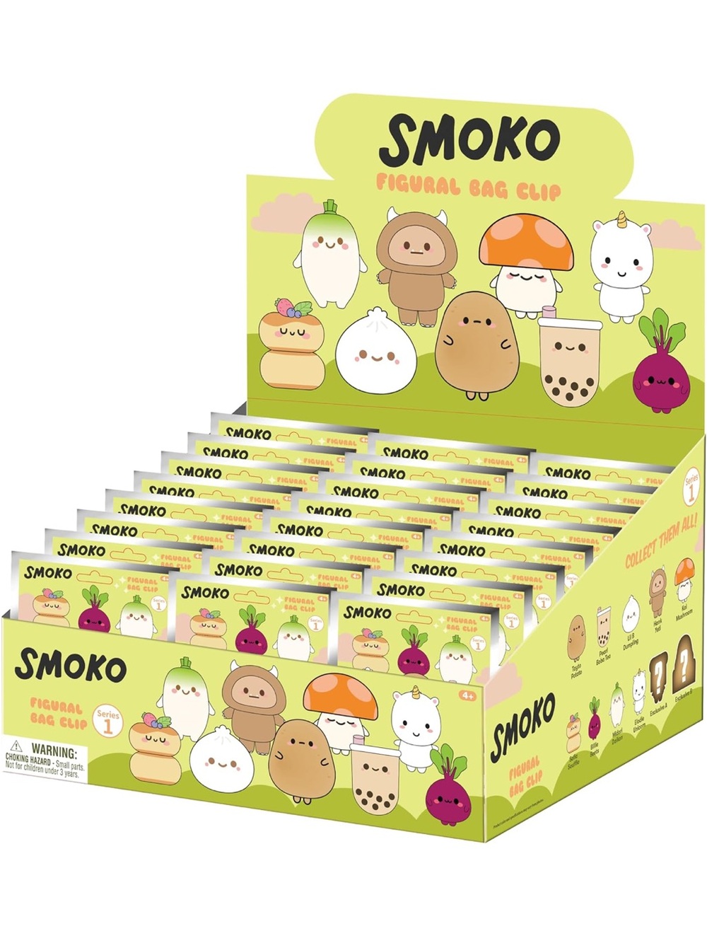 Smoko Series 1 – 5" Collectible Bag Clip – Blind Bag (ONE Random Figure), NWT